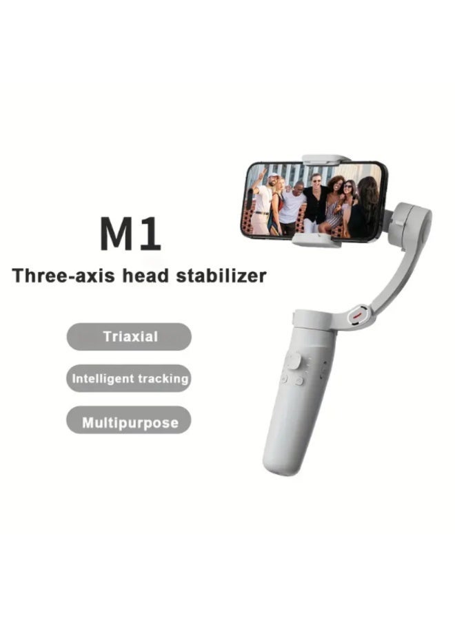 عصا سيلفي يدوية قابلة للطي M1 【ستاند تصوير】 ثلاثي المحاور مضادة للاهتزاز، مزودة بخاصية تتبع الوجه مع تتبع ذكي AI للتصوير والبث المباشر - Image 3